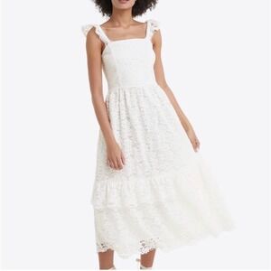 draper james white lace dress DRAPER JAMES WHITE PAYTON LACE SLEEVELESS DRESS SIZE 6 NWT $145